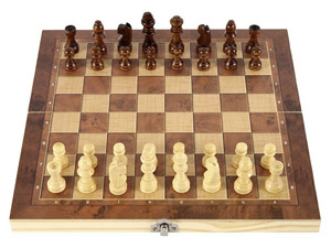 Drevená šachovnica ZADARMO