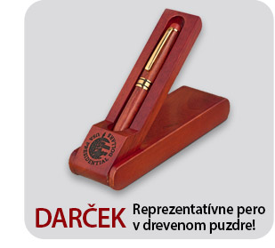 Darček -  reprezentatívne pero v drevenom puzdre